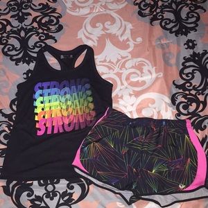 Tank top and shorts outfit